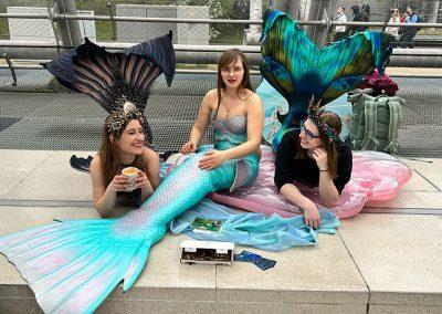 Meerjungfrauen auf Buchmesse Leipzig