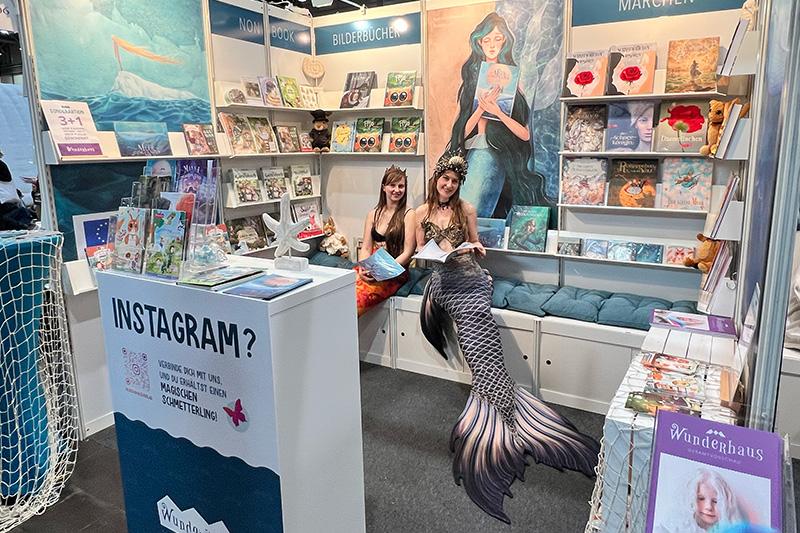 Meerjungfrauen in der Literatur – Swimolino mermaids auf der LBM